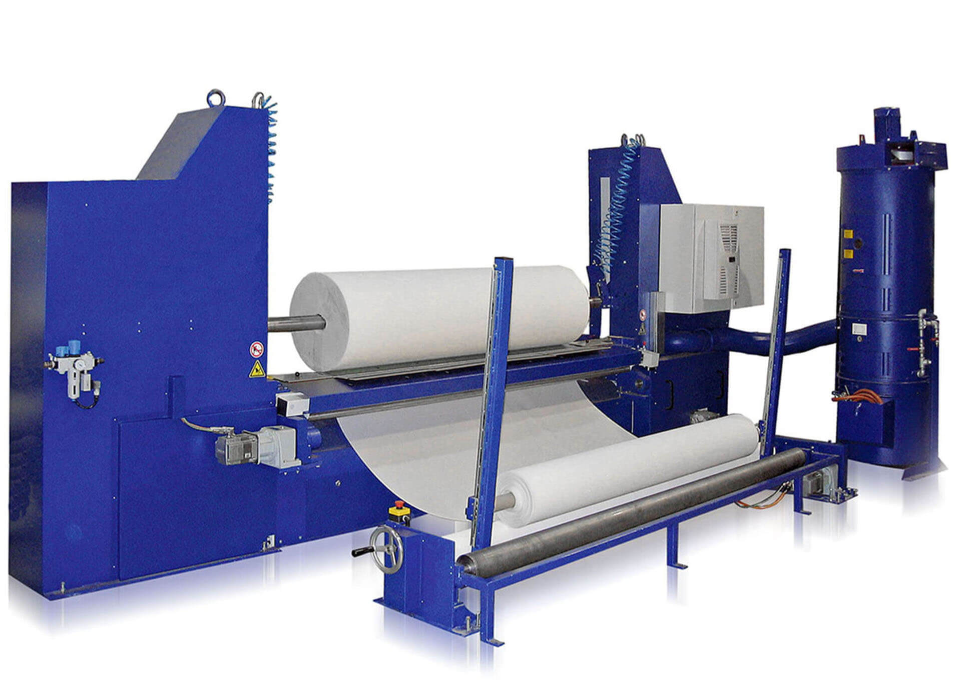 The foam peeling machine for block weights of up to 1000 kg